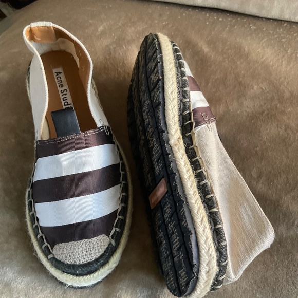 ACNE Studios striped espadrilles size 39 never worn - Picture 6 of 10